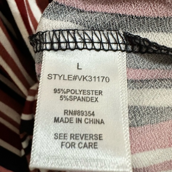 Striped Multicolor Women's Top - Picture 3 of 3